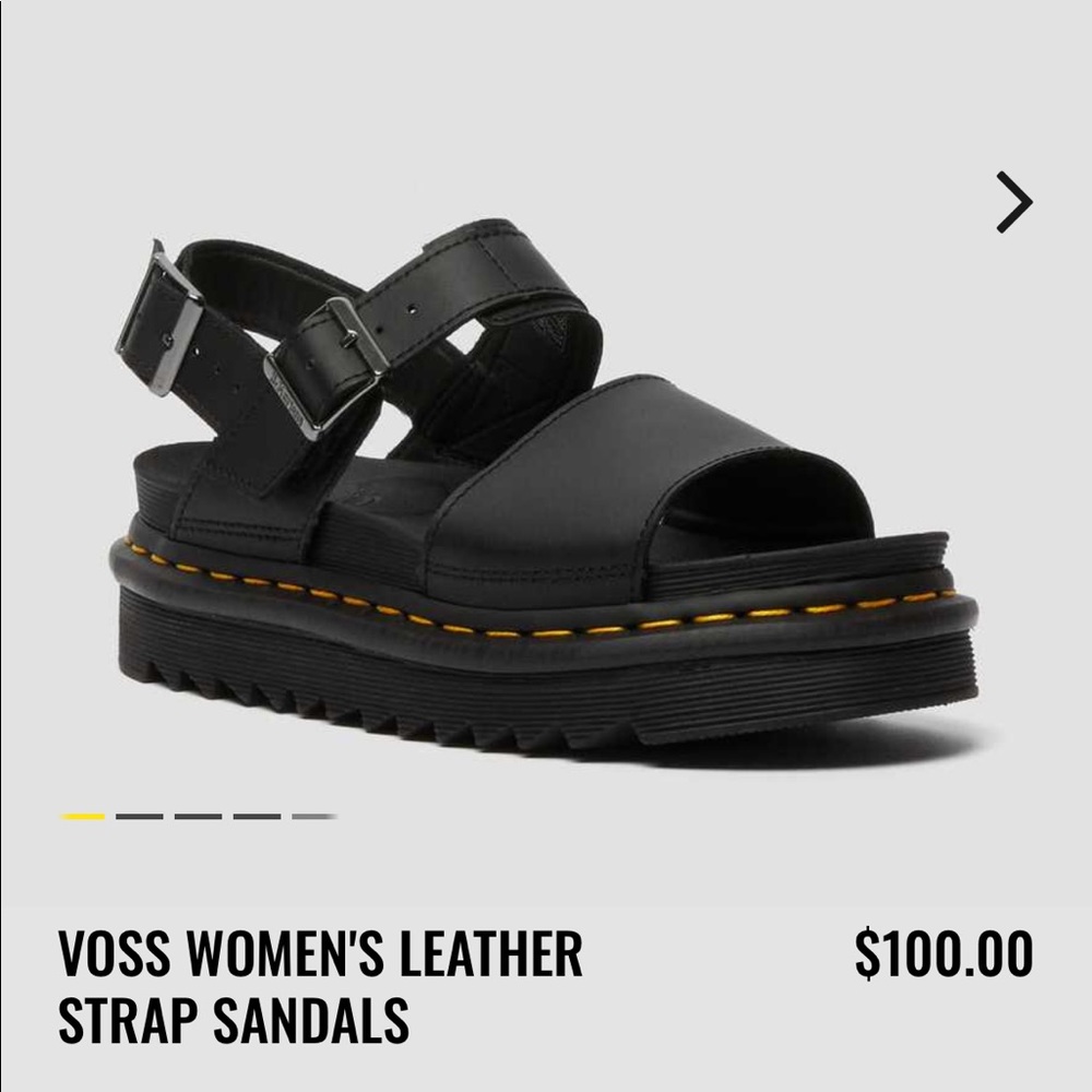 Doc marten black sandals